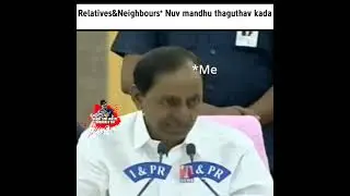Nuv Mandu tagutav anni kcr joking funny video #funnyvideo #funnyshort #like #😂😂😂