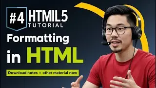 HTML Formatting Basics: Structure and Style Your Web Pages | HTML Full Course | EP-4