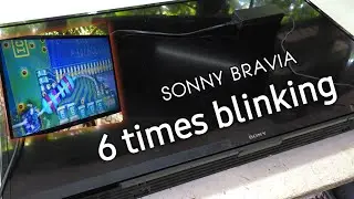 Sonny bravia led tv 6times blink red indicator paano ayusin step by step by jm tutorial repair