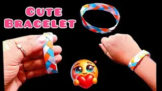 Cute Bracelet ll #papercraft #craft #diy #shortsfeed #trending #viral #craftsgallery #rudeema_crafts