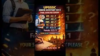 UPSSSC JA 5512 Expected Cutoff 2026 | Category Wise Final Analysis