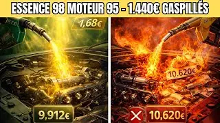 ESSENCE 98 EN MOTEUR 95 = 1.440€ GASPILLÉS ! 16 TESTS DYNO - 0CV GAIN