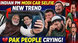 Pak media crying on indian pm Modi | PM Modi new car selfi trend #pmmodi #pakmediaonindia #trending 