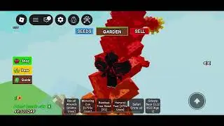 I have the biggest and rarest Burning Bud in Roblox Grow a Garden - First video