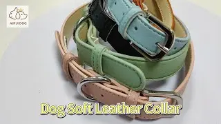 Pamper Your Pooch with the Ultimate Luxury: Dog Soft Leather Collar! 😍