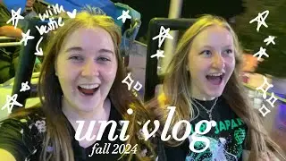 fall semester @ uni vlog ⋆𐙚₊˚⊹♡ | state fair, bookbinding class, sweet treats, bestie & me! ♪ 𝄞₊˚⊹