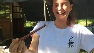 Alive Camp eating wild food