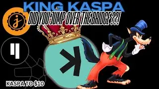 KING KASPA... DID YOU JUMP OVER THE BRIDGE??! #kas #qnt #jas #qubic #btc