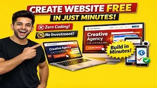 Create Professional Website FREE | No Coding | No Investment | Beginner Friendly#nocoding#website