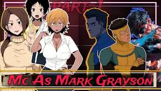 [NTR] Kokujin no Tenkousei Reacts to Mc As Mark Grayson || [ntr x invincible] | Part: 1/? | Gacha  R
