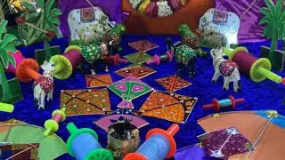 🪁🙏🏻 મકર સંક્રાતિ.. શ્રી ઠાકોરજીને પતંગ ફીરકી નો મનોરથ સિદ્ધ કર્યા ના દંડવત્ 🙏🏻🪁