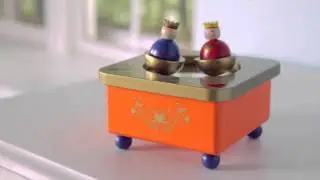 Dancing Royals Wooden Music Box SKU# 866416-Magic Cabin