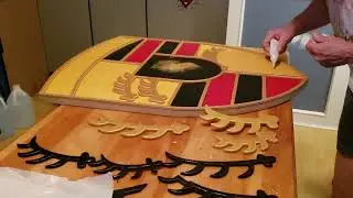 Porsche badge step by step build - CNC with Epoxy