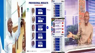Over 100 constituency results as zeros drop for Ken , Bawumia laughs