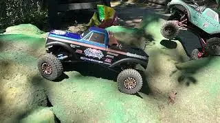 Axial Scx24 c10 backyard rc obstacle course test track COPPERTONE