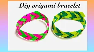 Super easy origami bracelet for kids #diy #viralshorts #ytshorts #youtubeshort #handmade #origami #