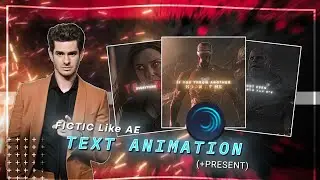 @fictic_editz Like Ae Text Animation / Alight Motion (+ Preset) Nidvek Edit
