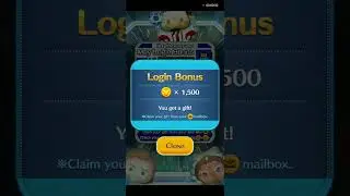 Daily Log In Bonus - May 7 2023 - Line Disney Tsum Tsum