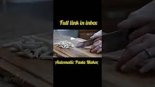 Automatic Pasta Maker, Mixes, Kneads and Extrudes in 10 Minutes,#cooking #amazonproduct #pastastraw