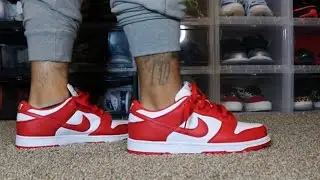 NIKE DUNK LOW UNIVERSITY RED 
