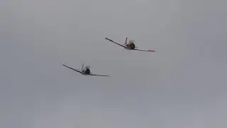 North American T28 Trojans Display at Tyabb Airshow 2018