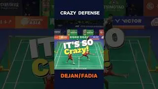 Amazing defense ❗❗ Dejan/Fadia 🔥 #badminton #bamtc #dejanferdinansyah #sitifadiasilvaramadhanti
