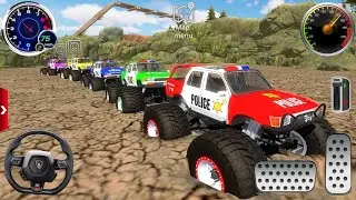 US Police Monster Truck vs Offroad Cars &ndash; Epic Chase 2025