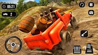 Pickup Truck Extreme Offroad Driving - Uphill Mountain Truck - Best Android Gameplay