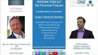 Gunther Wolf im Interview | CEO der I.O. Group Wolf | PERSONE Podcast - Der Personal-Podcast