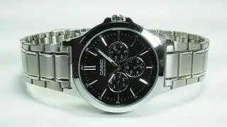 Casio ENTICER MEN  MTP-V300HD-1AUIFBlack Multi-Dial - Men's Watch MRP 3,995 #casio#anilandsons