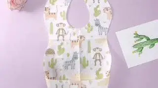Disposable waterproof baby bib