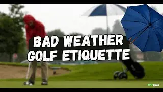 The Unwritten Bad-Weather Rules of Golf Etiquette