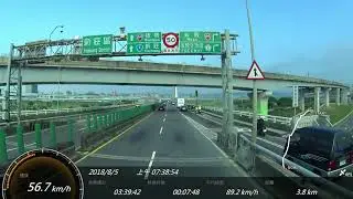 阿羅哈客運 3999 線路 國道一號 中山高速公路  台北-岡山 SONY FDR-X1000V Action Cam GPS 參數資料  路程景
