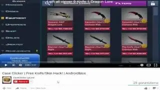 CaseClicker | Gift 9Knife 1 Dragon Lore | Free Knife&Skin Hack!