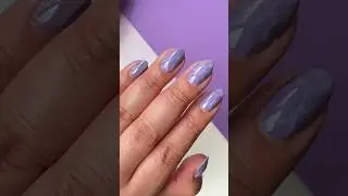 Amethyst nails using regular polish 🔮 #nailart #diynails