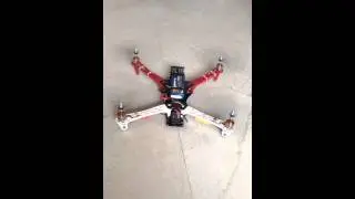 Nanowii Quad drifting on the ground