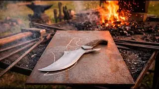 From Rusty Iron to Professional Knife | Scrap Metal Knife Making