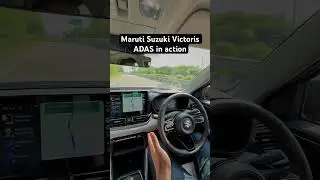 Maruti Suzuki Victoris ADAS in action! Works well overall! #Victoris #Cars #IndianCars