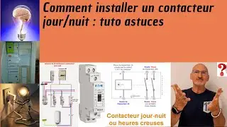 How to install a day/night contactor for a water heater: tutorial tips