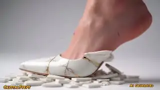 ASMR| Satisfying Shoe Formation Asmr| Relaxing Video| Crystal Steps