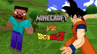 Minecraft meets DBZ! Steve vs Goku | DBZ Tenkaichi 3 (MOD)
