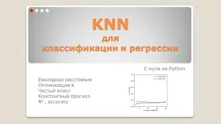 Напишем алгоритм k-nearest neighbors с нуля на Python