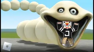 Hinabol Ako Ng Nakakatakot At Malaki Worm Sa Roblox!