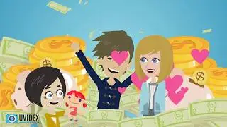 Рекламный анимационный ролик cashback сервиса. Заказать анимированный рисованный Doodle ролик.