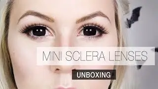 Mini Sclera Lenses | Unboxing & Try on | #Hallowqueen
