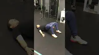 GLUTE BRIDGE ISO HOLD W/ BAND HIP ABDUCTION