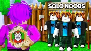 Ayudé a CLAN DE NOOBS en 99 Noches en el Bosque PELICULA COMPLETA