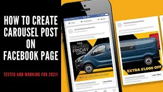 How To Create Facebook Page Carousel Post 2021!! Create Carousel Post On Your Page Without Ads!