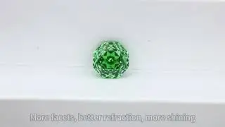 5a millennium rose cut garss green loose cubic zirconia