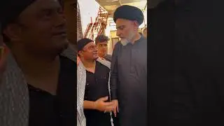 Indian Actor Saleem Zaidi And Allama Nusrat Abbas Bukhari in Arbaeen ll Lucknow ll 2025 ll